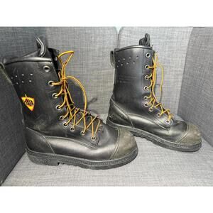 MENS HAIX SPECIAL FIGHTER USA WILDLAND FIRE FIGHTING‎ BOOTS BLACK 6.5 US